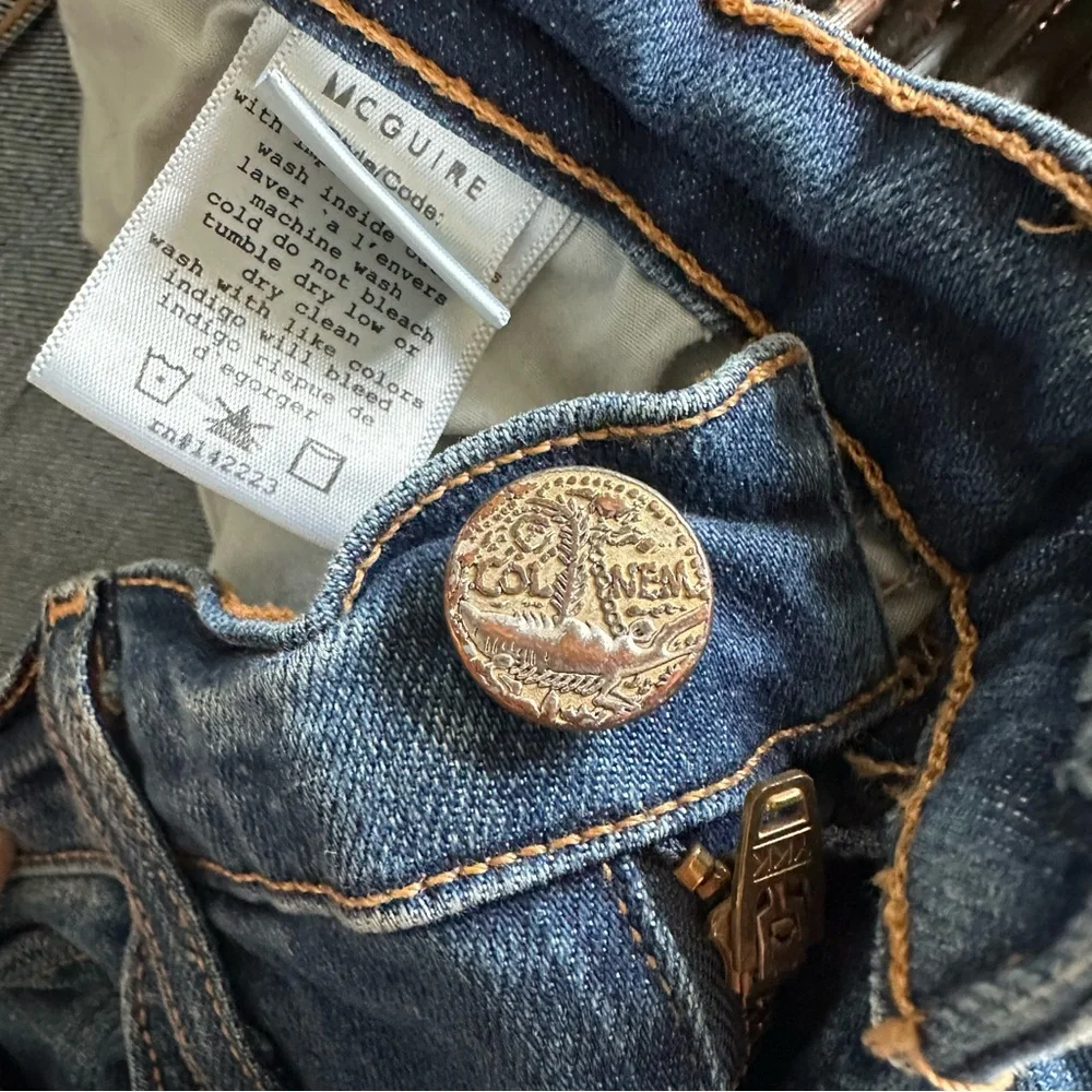 McGuire Flare Denim Jeans Style 38G size 26 - Picture 6 of 10